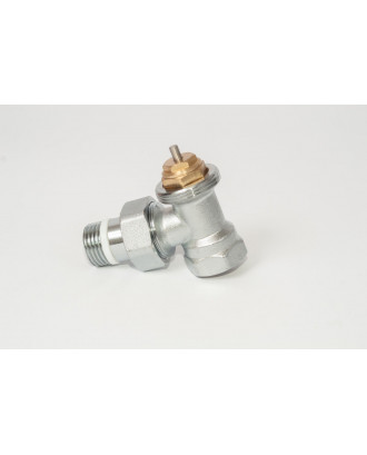 Кран радіаторний кутовий під термоголовку 1/2" EVO